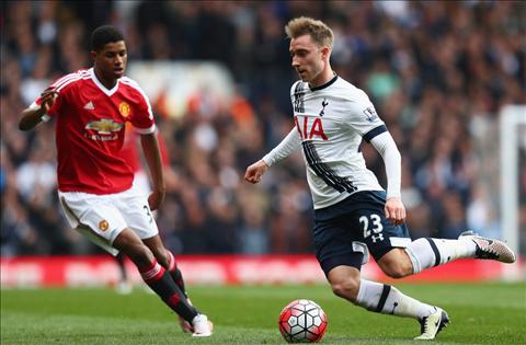 Eriksen Tottenham vs M.U